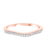 Photo of Emer 3/8 ct tw. Diamond His and Hers Matching Wedding Band Set 14K Rose Gold [BT916RL]