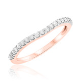 Photo of Louise 2 1/4 CT. T.W. Diamond Cushion Cluster Bridal Set 10K Rose Gold [BT635RL]
