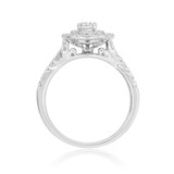Photo of Johanna 1 ct tw. Diamond Round Solitaire Engagement Ring 14K White Gold [BT681WE-R023]