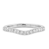 Photo of Louise 2 1/4 Carat T.W. Diamond Cushion Cluster Bridal Set 14K White Gold [BT635WL]