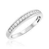 Photo of Melanie 7/8 Carat T.W. Diamond Fancy Cluster Bridal Set 10K White Gold [BT639WL]