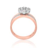 Photo of Madeline 3/4 Carat T.W. Diamond Fancy Cluster Bridal Set 14K Rose Gold [BT640RE-C000]
