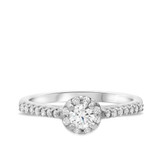 Photo of Farris 1/2 ct tw. Diamond Round Solitaire Engagement Ring 14K White Gold [BT689WE-R023]