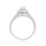 Photo of Analiese 5/8 Carat T.W. Diamond Round Solitaire Bridal Set 10K White Gold [BT677WE-R018]