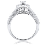 Photo of Cobie 1 3/8 ct tw. Diamond Round Solitaire Trio Set 10K White Gold [BT559WE-R029]