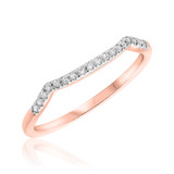 Photo of Veda 1/2 Carat T.W. Diamond Pear Solitaire Bridal Set 14K Rose Gold [BT679RL]