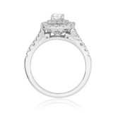 Photo of Kalani 1 1/6 Carat T.W. Diamond Round Solitaire Bridal Set 10K White Gold [BT680WE-R023]