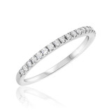 Photo of Kalani 1 1/6 Carat T.W. Diamond Round Solitaire Bridal Set 10K White Gold [BT680WL]