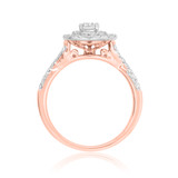 Photo of Johanna 1 1/6 Carat T.W. Diamond Round Solitaire Bridal Set 10K Rose Gold [BT681RE-R023]