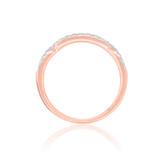 Photo of Johanna 1 1/6 Carat T.W. Diamond Round Solitaire Bridal Set 14K Rose Gold [BT681RL]