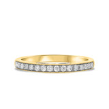 Photo of Ella 7/8 Carat T.W. Diamond Round Solitaire Bridal Set 10K Yellow Gold [BT685YL]