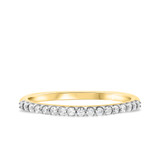 Photo of Farris 2/3 Carat T.W. Diamond Round Solitaire Bridal Set 10K Yellow Gold [BT689YL]
