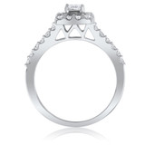 Photo of Blake 1 1/4 ct tw. Diamond Princess Solitaire Trio Set 10K White Gold [BT574WE-P023]