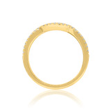 Photo of Janette 3/4 Carat T.W. Diamond Round Solitaire Bridal Set 10K Yellow Gold [BT690YL]