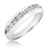 Photo of Felicity 4 1/3 ct tw. Diamond Princess Cluster Trio Set 10K White Gold [BT533WM]