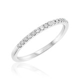 Photo of Savannah 7/8 ct tw. Diamond Pear Solitaire Trio Set 10K White Gold [BT913WL]