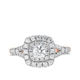 Photo of Kalani 1 3/8 ct tw. Diamond Round Solitaire Trio Set 14K Rose Gold [BT680RE-R023]