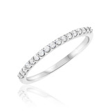 Photo of Eagan 7/8 ct tw. Diamond Princess Solitaire Trio Set 14K White Gold [BT689WL]