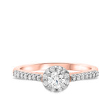 Photo of Farris 7/8 ct tw. Diamond Round Solitaire Trio Set 14K Rose Gold [BT689RE-R023]