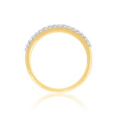 Photo of Farris 7/8 ct tw. Diamond Round Solitaire Trio Set 10K Yellow Gold [BT689YL]