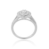 Photo of Camille 3/8 ct tw. Diamond Pear Cluster Engagement Ring 10K White Gold [BT850WE-C000]