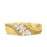Photo of Kelsi 7/8 ct tw. Diamond Round Cluster Trio Set 14K Yellow Gold [BT692YM]