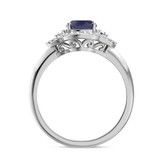 Photo of Holly 1 2/3 CT. T.W. Sapphire and diamond Engagement Ring 14K Yellow Gold [BT892YE-C000]