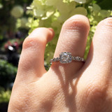Photo of Britt 1/2 ct tw. Diamond Round Solitaire Engagement Ring 14K White Gold [BT908WE-R023]