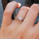 Photo of Jocelyn 1/2 ct tw. Round Solitaire Engagement Ring 14K White Gold [BT909WE-R023]