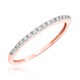 Photo of Mystic 1/3 CT. T.W. Princess Cluster Bridal Set 10K Rose Gold [BT814RL]