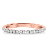 Photo of Cammi 7/8 CT. T.W. Fancy Cluster Bridal Set 14K Rose Gold [BT816RL]