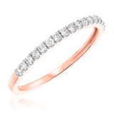 Photo of Cammi 7/8 CT. T.W. Fancy Cluster Bridal Set 14K Rose Gold [BT816RL]