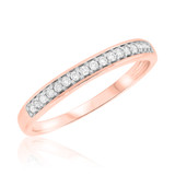Photo of Canyon 1 1/10 CT. T.W. Fancy Cluster Bridal Set 10K Rose Gold [BT837RL]