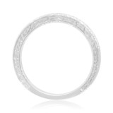 Photo of Alejo 3/4 CT. T.W. Cushion Cluster Bridal Set 14K White Gold [BT856WL]