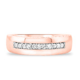 Photo of Amina 1 1/3 ct tw. Princess Cluster Trio Set 10K Rose Gold [BT109RM]