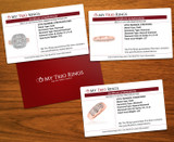 Kylee 1 2/3 ct tw. Princess Cluster Trio Set 14K Rose Gold