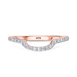 Photo of Evanthe 1 7/8 CT. T.W. Sapphire and Diamond Matching Bridal Ring Set 14K Rose Gold [BT891RL]