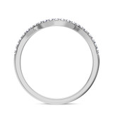 Photo of Evanthe 1 7/8 Carat T.W. Sapphire and Diamond Matching Bridal Ring Set 14K White Gold [BT891WL]