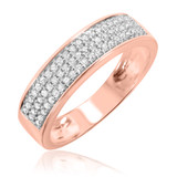 Photo of Canyon 1 3/8 ct tw. Fancy Cluster Trio Set 10K Rose Gold [BT169RM]