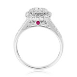 Photo of Canyon 1 3/8 ct tw. Fancy Cluster Trio Set 14K White Gold [BT837WE-C000]