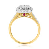 Photo of Canyon 1 3/8 ct tw. Fancy Cluster Trio Set 10K Yellow Gold [BT837YE-C000]