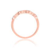Photo of Jocelyn 1 Carat T.W. Diamond Round Solitaire Bridal Set 14K Rose Gold [BT909RL]
