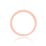 Photo of Florance 1 Carat T.W. Diamond Fancy Cluster Bridal Set 14K Rose Gold [BT910RL]