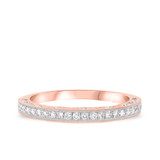 Photo of Kayla 1 3/8 Carat T.W. Diamond Round Solitaire Bridal Set 10K Rose Gold [BT921RL]