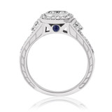 Photo of Alejo 1 1/4 ct tw. Cushion Cluster Trio Set 14K White Gold [BT856WE-C000]