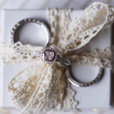 Photo of Alejo 1 1/4 ct tw. Cushion Cluster Trio Set 10K Yellow Gold [BT856Y-C000]