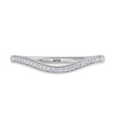 Photo of Diantha 1 1/4 Carat T.W. Sapphire and Diamond Trio Matching Wedding Ring Set 14K White Gold [BT873WL]