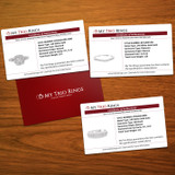 Emer 1 1/5 ct tw. Diamond Cushion Cluster Trio Set 14K White Gold