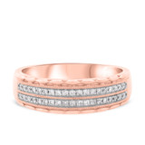 Photo of Jules 3/4 ct tw. Diamond Round Cluster Trio Set 14K Rose Gold [BT917RM]