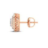 Photo of Ariella 1/2 CT. T.W. Diamond Earring 10K Rose Gold [CE1203R]
